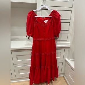 Rachel Parcell ~ Red dress